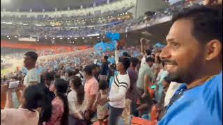 Rashid Khan Hattrick Moment Direct From Stadium Feel The Roar Of Fans  GT Vs KKR [upl. by Nnayrrehs899]