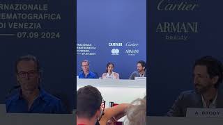 Felicity Jones on Urgency in Love Stories at Venice Film Festival Press Conference [upl. by Tomlinson775]