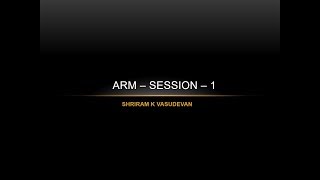 Understanding ARM Processor  Session 1  Features and Datapath [upl. by Marne460]