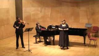 Johannes Brahms quotGestillte Sehnsuchtquot Marina Zviadadze [upl. by Hairahs]