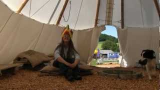 Wie Kinder im IndianerCamp Hessen Wasserkuppe Rhön im Sommer leben zeigt Andrea Seifert [upl. by Barrada]