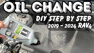 Toyota RAV4 Oil Change 20192024 Full Tutorial Tips And Tricks [upl. by Rotceh442]