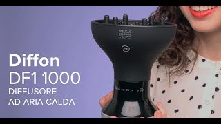 Ricci elastici e definiti Asciugali con loriginale Diffusore ad Aria Calda Diffon DF1 1000 [upl. by Aeneg]