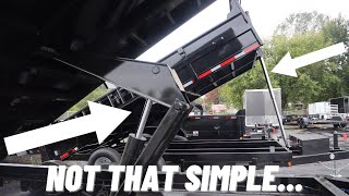 Scissor Lift vs Telescopic Dump Trailer [upl. by Borden]