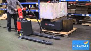 Pneumatic Pallet Jack  Sitecraft [upl. by Eiddal]