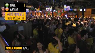 Crowd Reactions from Germany 71 Brazil at Walkabout Temple [upl. by Carolin]