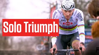 Mathieu Van Der Poel UNSTOPPABLE Wout Van Aert Unlucky In Hulst World Cup [upl. by Peder]