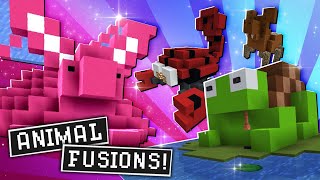 Creating new Pokemon with animal fusions  Minecraft Gartic Phone [upl. by Aramoix274]