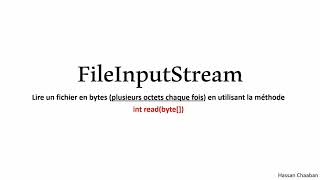 05 FileInputStream  Example 2 [upl. by Anaerol]