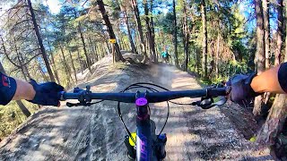 From Pila to Aosta  Freeride Trailquot on hardtail [upl. by Llezom]