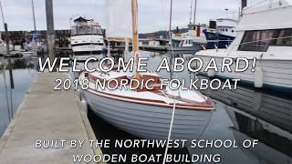 2018 Nordic Folkboat Exterior Walk Through [upl. by Hazeefah]