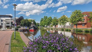 Papenburg Fahrt durch die Innenstadt mit dem Rad [upl. by Pierette]