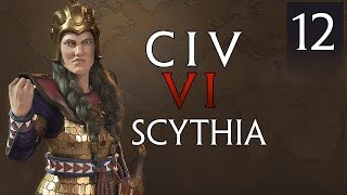 Civilization 6 Gameplay Scythia Part 12  Sketchy Rome Lets Play Civ 6 First Look [upl. by Notliw]