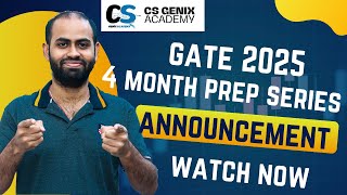 GATE 2025 Ultimate 4Month QA Prep Series ANNOUNCEMENT [upl. by Kenwood767]