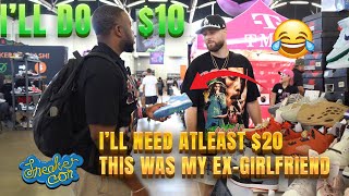 SPENDING 20000 IN 38 MINS AT SNEAKERCON DALLAS DAY 2 [upl. by Milah]