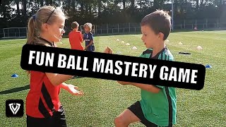 FUN FOOTBALL GAME  U9  U10  U11  U12  U13  U14  FOOTBALL  SOCCER  TRAINING  EXERCISE [upl. by Ambrosia]