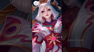 Top 10 Most Beautiful 😍 Mobile Legends BB Characters mobilelegends [upl. by Waddle584]