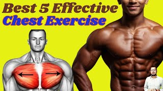 Best 5 Chest Effective Exercise  Effective Chest Exercise Dumbbell Machine  Best Chest Workout [upl. by Tamara]