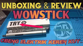 Wowstick TRY  Unboxing amp Review Obeng Elektrik Keren [upl. by Aikemat735]