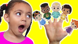 Finger Family Song  Play with Cocomelon Toys amp Kids Songs [upl. by Oberg325]