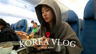 LA to Korea │ travel w me to korea exploring the city visiting family eating lots of food [upl. by Cleodell]