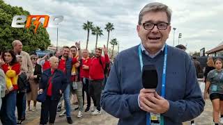 EME en la Copa Davis  Informa Fernando Gomez desde Málaga  191124 [upl. by Eniotna]