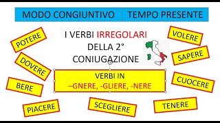 Italiano per stranieri Lezione 127 CONGIUNTIVO PRESENTE VERBI IRREGOLARI 2° CONIUGAZIONE [upl. by Sutelc888]