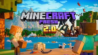 УЛУЧШЕННЫЙ МАЙНКРАФТ СБОРКА 1201  FRESHCRAFT 20 Remake [upl. by Bettina]