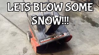 Yard Machines Snowblower Wont Start [upl. by Joanie]