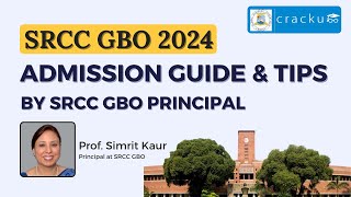 SRCC GBO 2024 Admission Guide  Tips for Students By SRCC GBO Principal [upl. by Eliseo527]