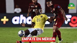 NO SE HICIERON DAÑO  VENEZUELA VS ECUADOR  REACCIONES EN VIVO [upl. by Elletnohs]