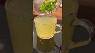 Okra Tea high blood pressure chefricardocooking shorts drink tea [upl. by Lumbye]