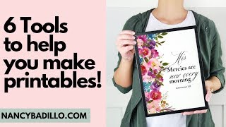 How To Make Digital Art  Etsy Printable  Sell Digital Products  Nancy Badillo [upl. by Cir]