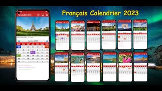 Francais Calendrier 2023 2024 2025 [upl. by Eedak406]