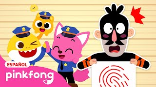 ¡Encontremos a los Ladrones  Veo Veo Ladrones del Banco🏦  Pinkfong Canciones Infantiles [upl. by Ramej683]