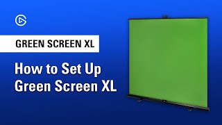 How to Set Up Elgato Green Screen XL [upl. by Einnos]