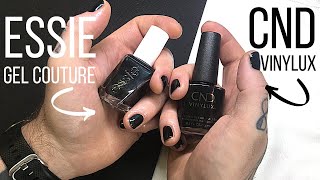 Essie GelCouture vs CND Vinylux Battle of the Brands [upl. by Moises]