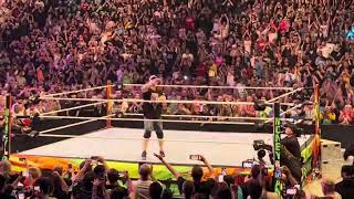 John Cena Surprise Entrance Money In The Bank London O2 Arena 010723 [upl. by Eerized]