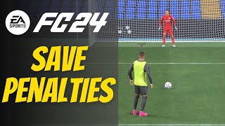 FC 24 How to Save Penalties in EA Sports FC 24  Penalty Shots [upl. by Enaitsirk375]