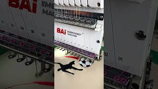 BAI embroidery machine makes emroidery [upl. by Masao301]