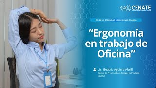 Ergonomía en trabajo de Oficina [upl. by Kehsihba]