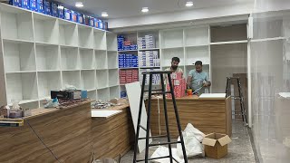 🔨🛠️💫🛒Hardwer amp Electrical Shop Interior Bangalore Factory Work Interior home interirodesign [upl. by Alenson]