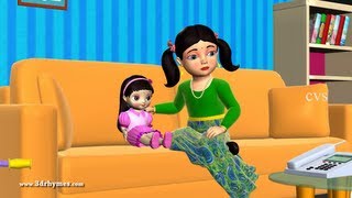 Miss Molly had a dolly  3D Animation Nursery rhyme for children  Miss polly had a dolly [upl. by Lorolla47]