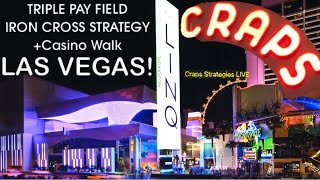 🎲Live Craps amp Casino Walk •The LINQ Las Vegas Strip •Stadium bubble craps •Hybrid craps table Ep32 [upl. by Nodnart]