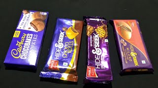 Cadbury Chocobake Parle HideampSeek choco Chips Cookies HideampSeek choco filled Cookies Milano choco [upl. by Zumstein]