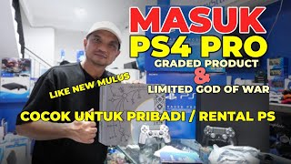 MASUK LAGI PS4 PRO LIMITED GOW amp GRADED PRODUCT SANGAT REKOMENDED UNTUK RENTAL PS [upl. by Chon]