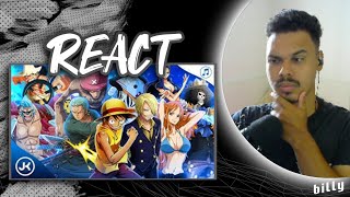 REACT  Mugiwaras One Piece  Chapéus de Palha  JKZ [upl. by Xylia]