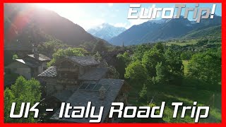 Road trip Italy  UK With a Stop at Mont Blanc [upl. by Dnalevelc]