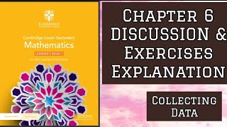 Maths Chapter 6 Collecting Data Exercises explanation  Cambridge Lower Secondary 7 [upl. by Verneuil961]