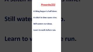 English proverbs 23 [upl. by Ahsieit]